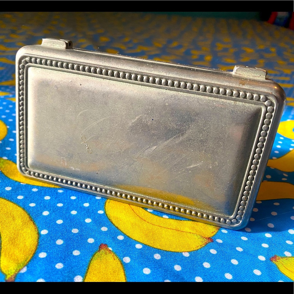 Vintage Engraved Jewelry Box